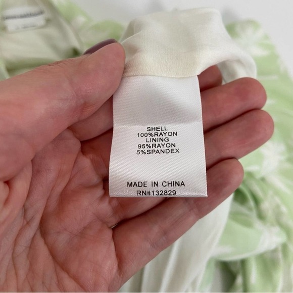 Lovers and Friends Maysa Kimono Dress Palm Tree Print Size M - Picture 10 of 14